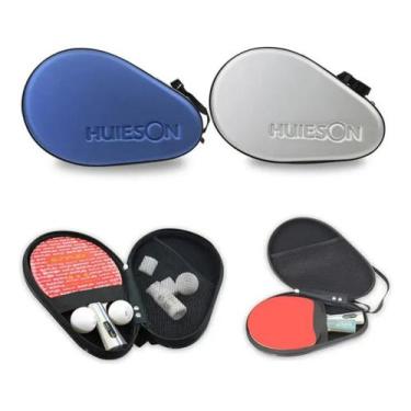 Imagem de Raqueteira Capa Dupla Para 2x Raquetes Tenis Mesa Ping Pong - Huieson,