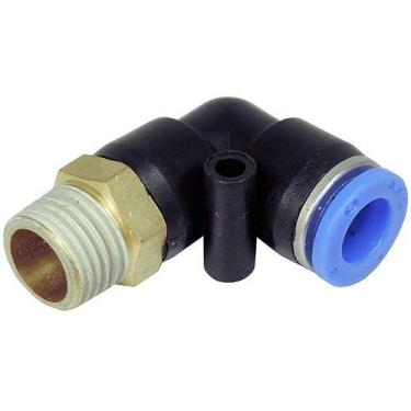 Imagem de Kit 5 Cotovelo Engate Rápido Mercedes Plastico Macho Giratorio 10 Mm X