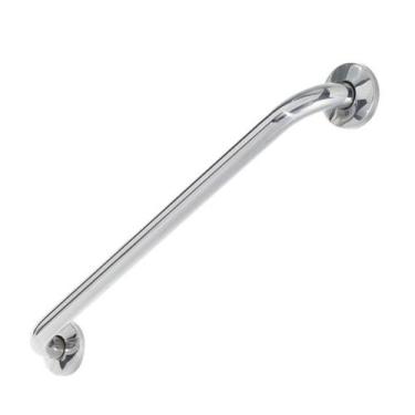 Imagem de Alça de Apoio Barra Inox 80cm Idoso Cadeirante Acessibilidade Deficien