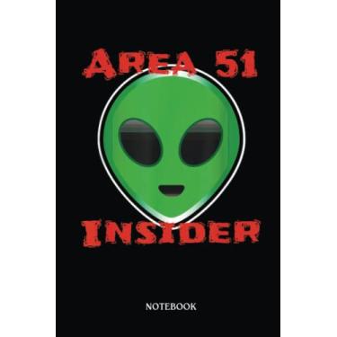 Imagem de Alien Notebook: Area 51 Insider Halloween Alien Space | Alien Journal, Lined Journal Ufo, Ufo Journal, Lined Journal Alien, Size 6 X 9", 120 Pages.