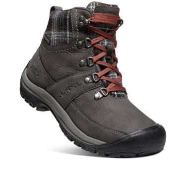 Imagem de KEEN Botas de neve femininas Kaci 3 de inverno de altura média à prova d'água isoladas, Ímã/xadrez preto, 10