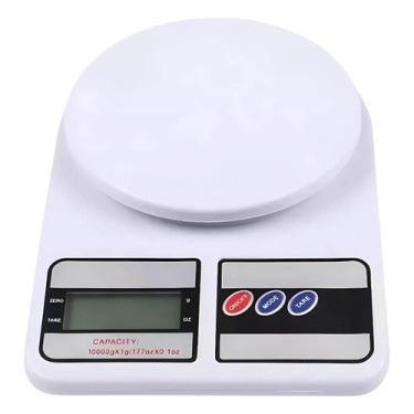 Imagem de Balança de cozinha digital p/ até 10kg branca - KOYA