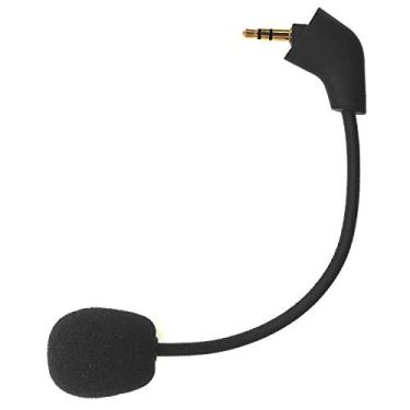 Imagem de Microfone de reposição para Kingston HyperX Cloud, Cloud X e Cloud II para PS4 Xbox One Nintendo Switch PC Gaming Headsets com cancelamento de ruído 3,5 mm Jack, 1 Pack