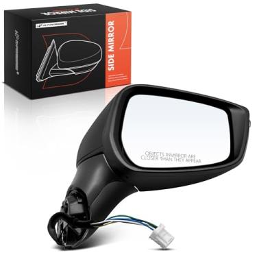 Imagem de A-Premium Espelho retrovisor elétrico do lado do passageiro - compatível com Nissan Versa 2020 2021 2022 - Espelho retrovisor externo externo dobrável manual aquecido com seta - Substituição #