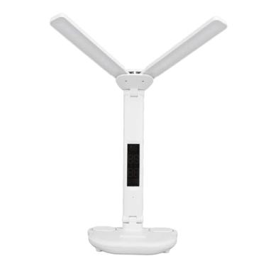 Imagem de Abajur de Mesa para Leitura Abajur de Mesa Stepless Com Controle de Toque de Temperatura de 3 Cores Abajur de Leitura de Mesa Dobrável Com Ajuste de ângulo de 90 ° e 180 ° Abajur