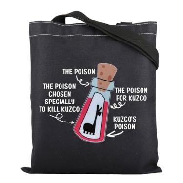 Imagem de ZJXHPO Bolsa de maquiagem Imperadores O veneno escolhido especialmente para matar maquiagem bolsa com zíper para sua lhama estojo de viagem, Bolsa BL Llama Poison, 23.5*17 cm, Não
