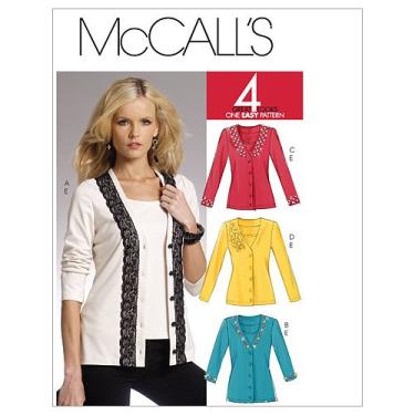 Imagem de (Z (LRG-XLG)) - McCall's Patterns M5978 Misses' Cardigans and Top