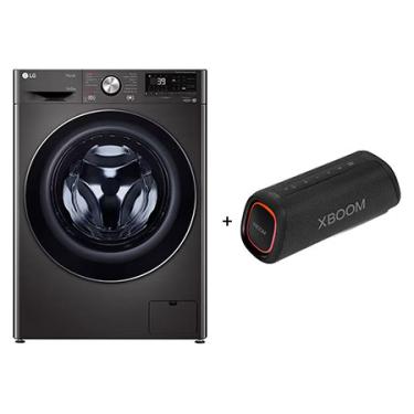 Imagem de Combo Lava e Seca LG Smart VC2 110V 14kg Black Inox + Caixa de Som Portátil LG XBOOM Go XG5 - CV9014BC2.XG5