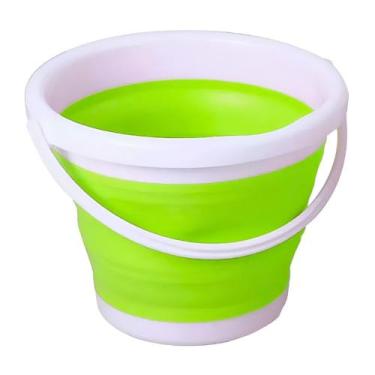 Imagem de Balde Dobrável Retrátil 10L Portátil Flexível Para Limpeza - Yeet, Ver