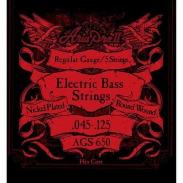 Imagem de Encordoamento Para Baixo 5 Cordas Escala .045 AGS650 Aria Pro II