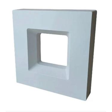 Imagem de Molde Cobogó Abs 1,5mm Cobogó Furo Quadrado 20x20x3,5cm - garden