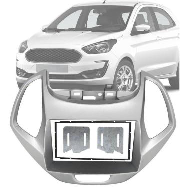 Imagem de Moldura Painel 2 Din 7 Polegadas Ford Ka 2019 Até 2021 Hatch