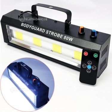Imagem de Super Strobo 80w Controle Remoto Para Djs, Bares, Baladas, Aniversario