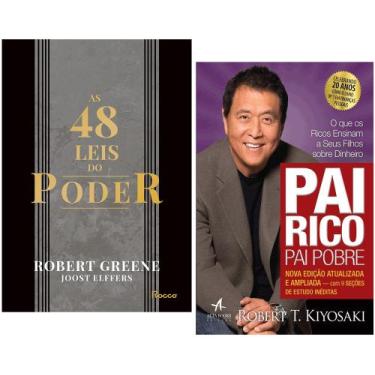 Imagem de Livro As 48 Leis do Poder + Pai Rico, Pai Pobre - Rocco e Altabooks