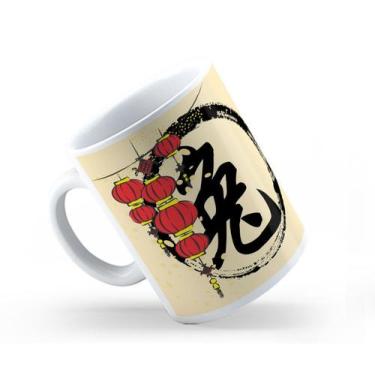 Imagem de Caneca Cerâmica Branca Horoscopo Chinês 325ml - I Love Be Nerd