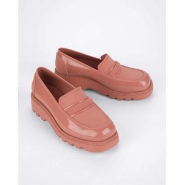Imagem de Mocassim Tratorado Loafer Zaxy Flow, Nude escuro, 36