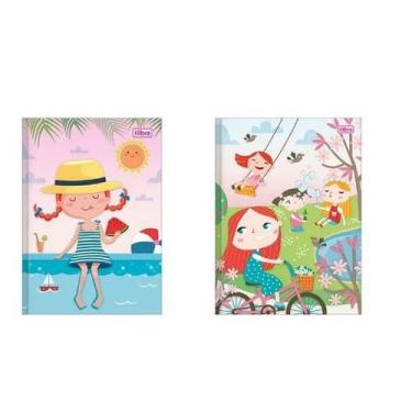 Imagem de Caderno de Linguagem Brochura Capa Dura Sapeca 40 Fls. Feminino Tilibr