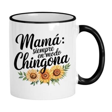 Imagem de Casitika Regalos para Mamá. - Caneca de mãe espanhola de 325 ml. Presentes de mãe mexicana, Regalos para Mama en Español, Te Amo Mami, Taza del Día de la Madre. (Modo Chingona)