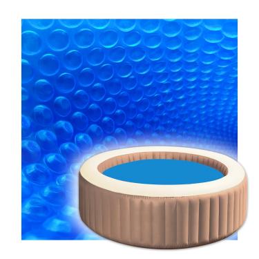 Imagem de AllAreN Cobertor Térmico Para Banheira De Hidromassagem, Capa Solar Para Spa E Cobertor De Bolhas Para Banheira De Hidromassagem, Cobertor De Isolamento Redondo Para Banheira De Hidromassagem De 6 P