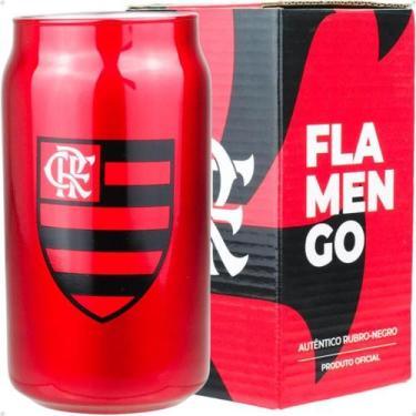 Imagem de COPO DE VIDRO FLAMENGO OFICIAL 450ml MILENO REF JW7013375 