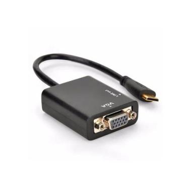 Imagem de Conversor mini hdmi macho x vga fêmea c/ audio p2 - MAGNUS