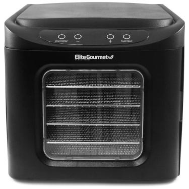 Imagem de Desidratador de Alimentos 6Trays 480W Inox, MAXI MATIC EFD 313B, Preto