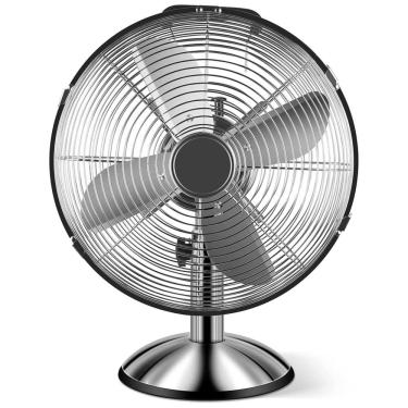 Imagem de Ventilador de Mesa 3 Velocidades, 110V 35W, SIMPLE DELUXE Silver, Prateado