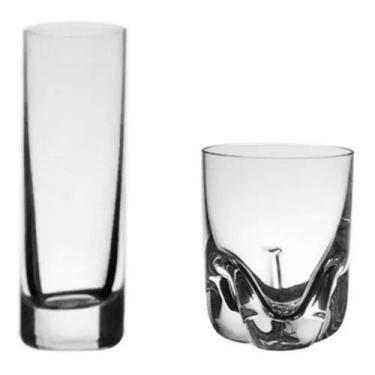 Imagem de Jogo de Copos de Cristal Bohemia Para Vodka e Shot 12 Peças - Bohemia 