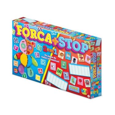 Imagem de Jogo Forca  Stop 1084  2 em 1 GGb Brinquedos 
