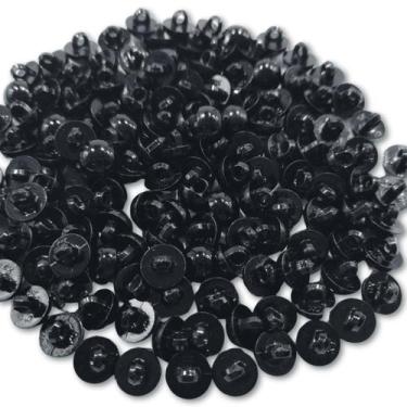Imagem de Botão de Costura Com Pezinho 11.5mm Preto - Inova Aviamentos, Preto, 1