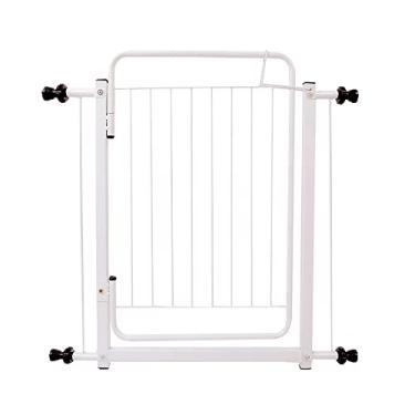 Imagem de Grade 74/79 cm Reforçado Portão Segurança Sua Casa Top Grade para Cachorros Pet Crianças (BRANCO)