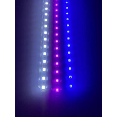 Imagem de Kit iluminação aquário Barra led 20cm com Capa 12V 3 barras - LEDCOM