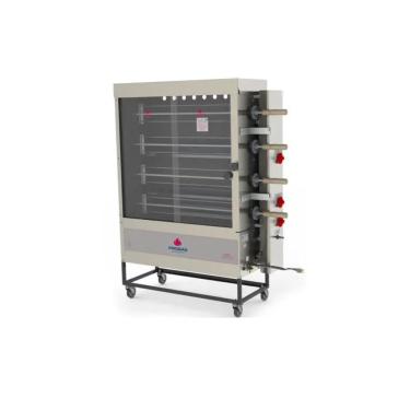 Imagem de Assador Rotativo a Gás para 20 Frangos c/Espeto Garfo PR-623 trstyle bivolt Progás