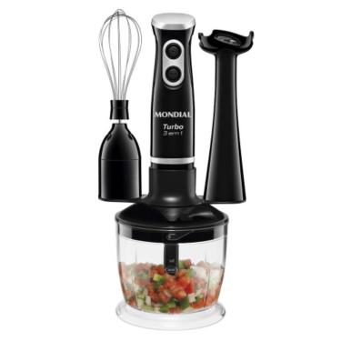 Imagem de Mixer Mondial Turbo 3 em 1 350W M-14 - 77058-01 Preto 110 volts