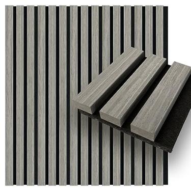 Imagem de Painéis de parede acústicos Concord | Amostra - Cinza | 10 cm x 10 cm | Painéis à prova de som | - COA1422