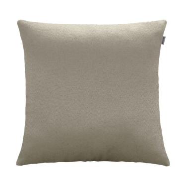 Imagem de Capa De Almofada Jacquard Liso Adomes Bege, UN, Bege