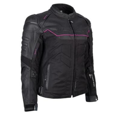 Imagem de Jaqueta Texx Falcon V2 Lady Feminina, Preto/Rosa, GGGGG
