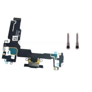 Imagem de Conector Flex Dock De Carga Microfone Para iPhone 15 + 2 Parafusos