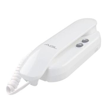 Imagem de Interfone Monofone Porteiro Eletronico Individual Residencial Branco S