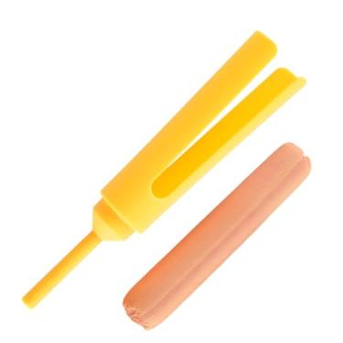 Imagem de Espetos de salsicha, espetos de cachorro -quente | Espeitos de salsicha inserindo gadgets para grelhar | Acessórios de cozinha portáteis Ferramentas de grade, acessórios para churrasco para acampament