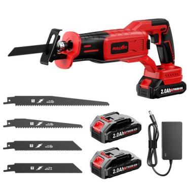 Imagem de Serra recíproca FULLYEA Cordless Brushless 3500 SPM 2x2.0Ah