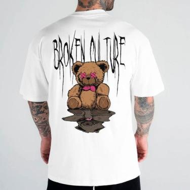 Imagem de Camiseta Oversized Camisa Streetwear Urso Bear Academia Long - RINALDI