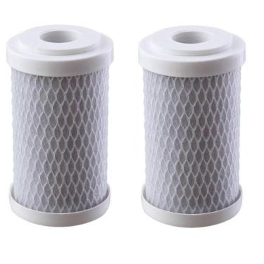 Imagem de Kit 2 Refil Filtro 5'' De Carbon Block Ativado Remove Cloro - BBI