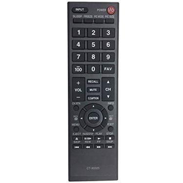 Imagem de ALLIMITY CT-90325 Controle remoto de substituição para Toshiba TV 19AV600 19C10 19C1D 22AV600 22C10 22C10U 26C10 32C10 32C10U 32DT1 32FT2U 32SL400 40E200U 40FT1 55HT1 CT90325 TMT7608