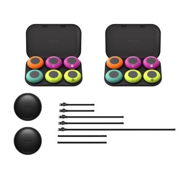 Imagem de Sony mocopi 3D Mobile Motion Capture for VR and 3D Content Creation, Pro Kit Includes 2 Sets of mocopi Main Unit, 2 QM-PR1 receivers and 1 Pair of QM-PB1 Bands