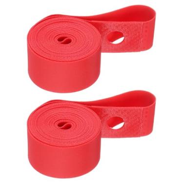 Imagem de HARFINGTON 2 tiras de aro de bicicleta 66 cm x 20 mm nylon forro de pneu de bicicleta fita de aro de roda de bicicleta fita de tubo interno protetor de almofada de proteção anti-arranhões para Road
