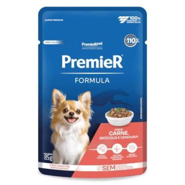 Imagem de Ração Úmida Sachê Premier Fórmula para Cães Adultos de Raças Pequenas 