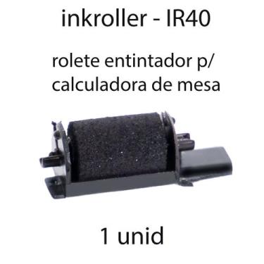 Imagem de Rolete Ir40 Para Calculadora De Mesa Preto Alta Qualidade - INKROLLER