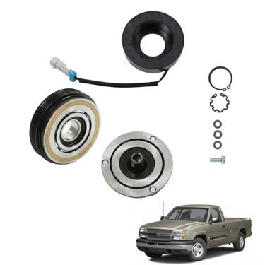 Imagem de TJHSM Substituição do kit de embreagem do compressor AC para 10S20F Silverado 1500 2000-2013