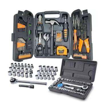 Imagem de Jogo Ferramentas Kit 129 Peças Maleta Completo